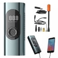 thumbnail image 1 of Inflador de neumáticos Compresor de aire portátil, bomba de aire para neumáticos de automóvil, inflado rápido 150 PSI Accesorios para automóvil con LED para automóviles, bicicletas eléctrica, 1 of 5