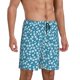 thumbnail image 2 of Balery Beautiful Floral Pantalones cortos de pijama de punto de algodón para hombre con cinturilla y bolsillos-Medium, 2 of 6