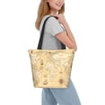 thumbnail image 7 of Kll Tote Bag For Women World Map Print Shopping Grocery Reusable Bags For Office School Shopping Travel, 7 of 7
