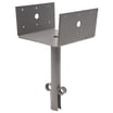 Simpson Strong Tie ABU88R 8-Inch by 8-Inch Standoff Post Base for Rough ...