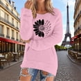 thumbnail image 2 of Bovemsi Womens Sweaters Casual Solid Long Sleeve Jumper Blouse Fall Sweaters, 2 of 5