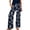 Blue B, variant on Wide Leg Pants For Women Business Casual Summer Loose Fit Beach Ready Vacation Ready Flexible Styling Easy Matching Wardrobe Essential Everyday Outfit For Vacation And Travel Blue B XL