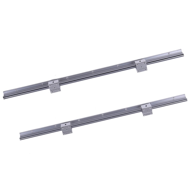 , 2 piezas SBR12-700 mm 12 MM Tecnología de borde de ataque lineal