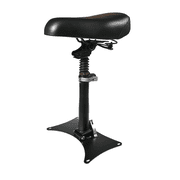 GLIDEZONE RD2 Adult Electric Scooter Seat Portable Black 1-Pack