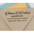 thumbnail image 2 of Printtoo Personalized Self Inking Stationary Rubber Stamp Return Address Wedding Invitation, 2 of 6