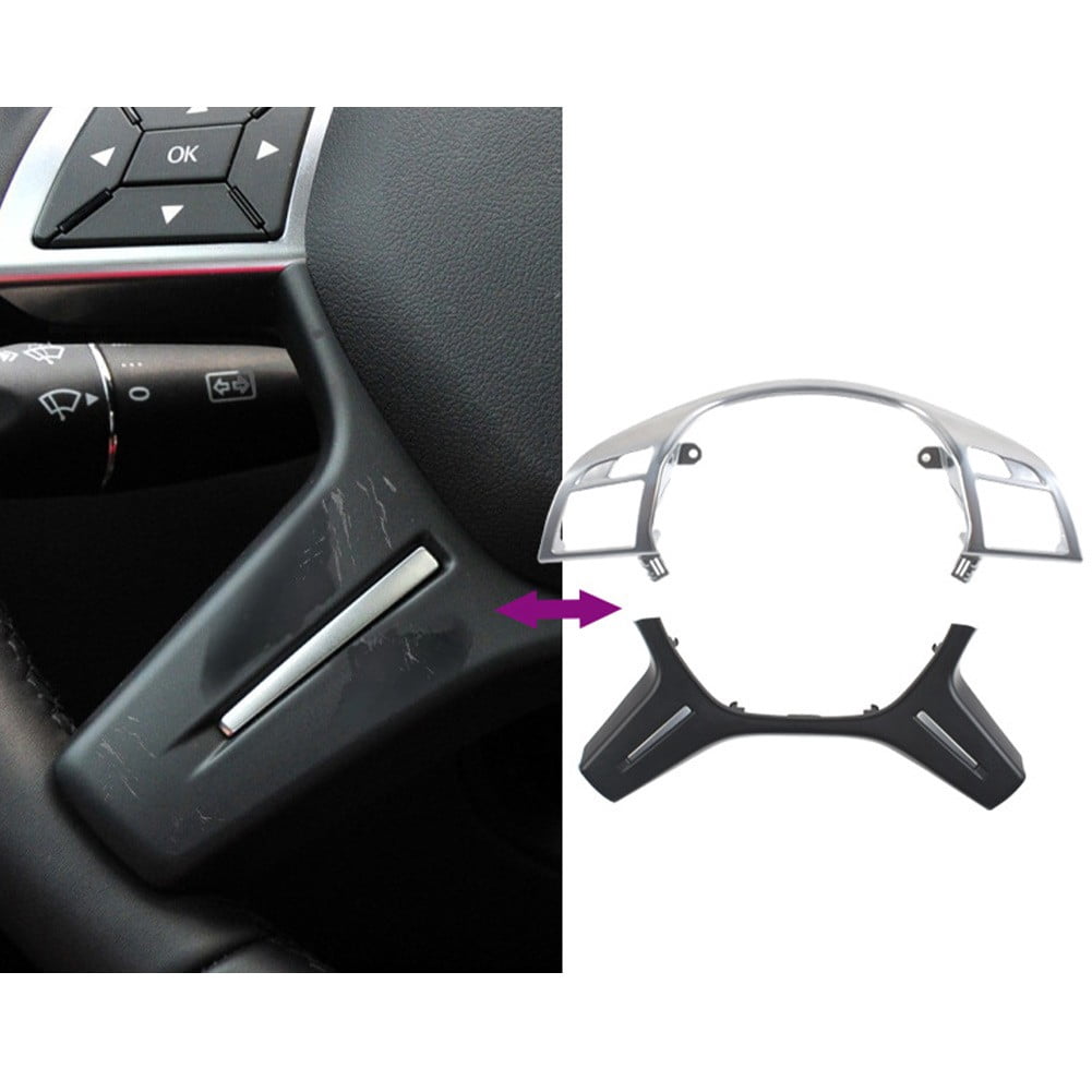 Steering Wheel Trim Panel For Mercedes ML GL GLS W166 W204 W212 Car Steering Wheel Center Bezel Cover Trim Interior Accessories