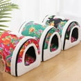 thumbnail image 2 of AUQ Cat Beds for Indoor Cats,Unique House-Shaped Design Cat Bed,Removable Windproof Zipper Design Pet Bed,XL, 2 of 2