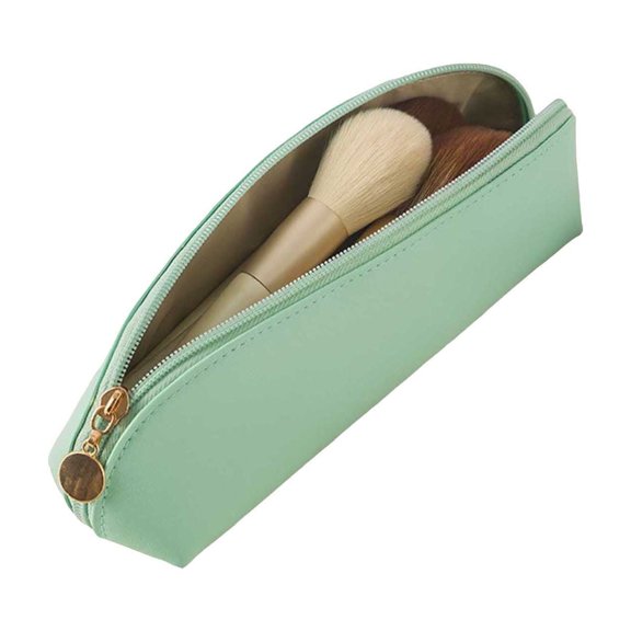 Travel Makeup Bag PU Leather Cosmetic Organizer Large Capacity Portable Toiletry Wash Pouch For Women