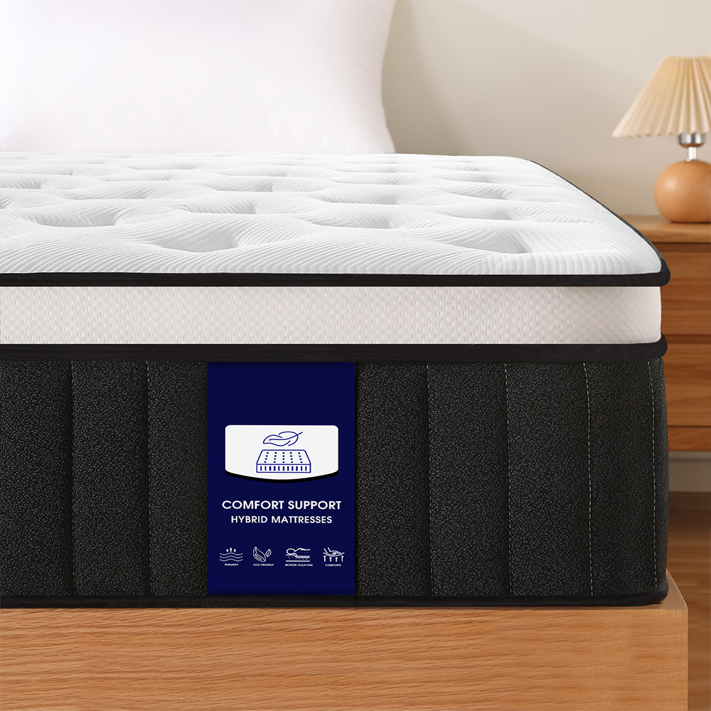 10-Inch Gel Memory Foam Queen Mattress, Medium Firm, Removable Cover, Pressure Relief, Queen Size Mattress