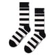 thumbnail image 3 of Happy Socks 4 paquetes de calcetines unisex, caja de regalo, colores mezclados Black And White Socks 36-40 (UK 4-7), 3 of 7