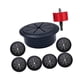 thumbnail image 3 of Kit de pasacables para gestión de cables de 2,38 pulgadas y 60 mm, fácil instalación, para montaje en pared Negro, 3 of 9