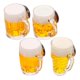 thumbnail image 2 of 4pcs Miniature Beer Mugs Tiny Beer Cups Simulation Mini Beer Mugs Doll House Props, 2 of 3