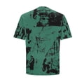 thumbnail image 6 of UVEASISHA Tie Dye Graphic Tees for Men Big and Tall Vintage Print Short Sleeve Tshirts Crew Neck Casual Gym Workout Shirt Hipster Streetwear Tee Shirt Mint Green 5XL, 6 of 7