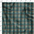 thumbnail image 3 of Soimoi Moss Georgette Fabric Plaid Check Print Fabric by the Yard 42 Inch Wide, 3 of 5