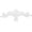 B003- White, variant on Halloween Lace Eye Mask for Women, Mask for Masquerade Party, White Floral Cutout Masquerade Mask 4 Inch Height