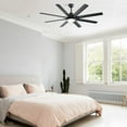 thumbnail image 6 of 66 inch Ceiling Fan with Lights, Remote and APP Smart Control, 3-Speed, 8 Fan Blades, Modern Home Fan and LED Light 2-in-1 Design, for Living Room, Bedroom, Dining Room, 6 of 9