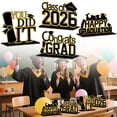 thumbnail image 1 of 4Pcs 2026 Graduation Decorations Wooden Table Centerpiece Class Of 2026 Graduation Table Decorations Tabletop Tray Decor For Congrats Grad Decor, 1 of 4