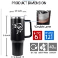 thumbnail image 4 of Fishing Gifts for Dad 40 OZ Tumbler Cup Fathers Day Birthday Christmas Gifts Fishing Coffee Mug with Handle, 4 of 6