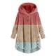 thumbnail image 2 of Puntoco Moda Mujer Cremallera Cuello en V Jersey tops Blusa de manga larga con capucha Sudadera Puntoco Puntoco-2155, 2 of 5