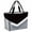 Gray Black, variant on Blue Black Geometric Beach Bag for Women, Large Breathable Mesh Beach Tote Bag, Modern Abstract Lines Color Blocks Sandproof Lightweight Travel Bags for Vacation Picnic Swimming Pool 15.7"x15.7"x9.1"