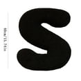 thumbnail image 3 of Uuiauoio Black Letter Pillow - Soft Plush Alphabet Throw Pillow, A to Z Decorative Initial Pillow for Couch, Sofa, Bed, Car, Room - Letter Cushions for Home Decor, Gift, Photo Prop, 3 of 4