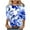 Multicolor Tops for Summer_k, variant on jtjvou Women's Round Neck Tees Floral Pullover Trendy Fashion Lady Going out Tops for Teen Plus Size Summer 3/4 Sleeve Tuinc Multicolor,L
