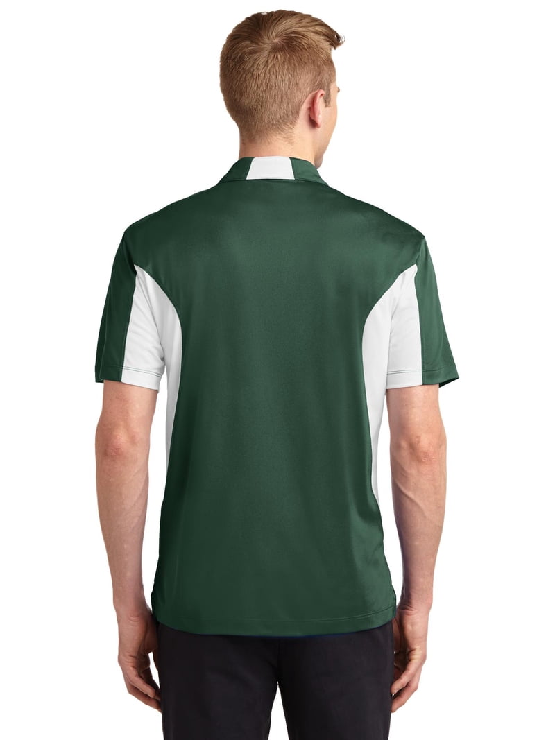 Sport-Tek Tall Side Blocked Micropique Polo (TST655) Forest Green