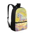 thumbnail image 2 of Jeiento Running Horse Backpack for Girls 8-12 12-14 School Bags Yellow Primary Middle School Bookbag Rucksack for Kids Boys 17inch Laptop Backpacks Elementary Schoolbag Daypack, 2 of 6