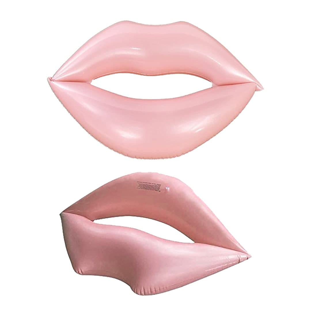 Giant Pink Lips Pool Float Adult Water Lounger Gia