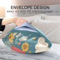thumbnail image 4 of Yayeee Pillowcase Queen Size Set of 2 Satin Wrinkle Resistant Pillow Case, Blue Rainbow, 4 of 7