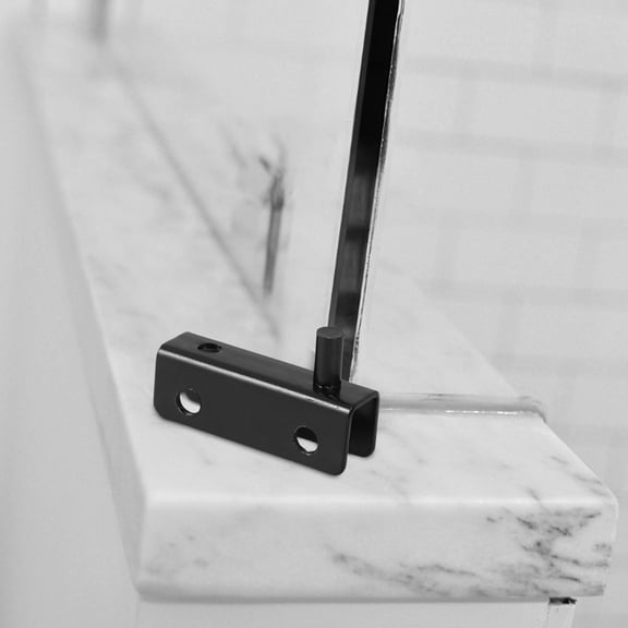 Masteelf 1 Set of Glass Door Hinge Shower Glass Clamp Glass Doors Hinge for Glass Hotel Bathroom Shower Glass Clamp Glass Door Hinge Glass Door Hinge