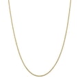 thumbnail image 2 of 14K Womens Yellow Gold 1.50mm Diamond Cut Rope with Lobster Clasp Chain Necklace Size 36, 2 of 4