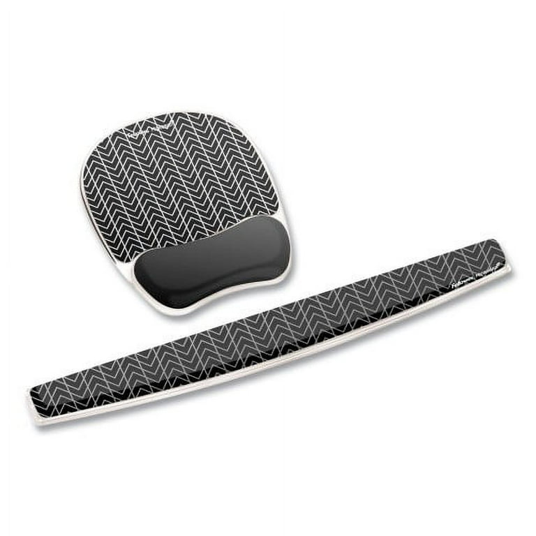 Photo Gel Mouse Pad with Wrist Rest with Microban Protection, 7.87 x 9.25, Chevron Design Photo Gel Mouse Pad with Wrist Rest with Microban Protection, 7.87 x 9.25, Chevron Design