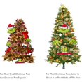 thumbnail image 2 of Adornos navideños, árbol de Navidad Grinch, adornos para árboles de Navidad, adornos navideños, suministros para fiestas Grinch esquí esquí Gafas de esquí, 2 of 5