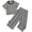 Black, variant on Kids Girls 2 Piece Outfits Striped Knit Short Sleeve Top and Wide Leg Pants Set Soft Polyester with Bow Detail Kids Girl Black Sizes 2-9 Years,Size 6-7 T