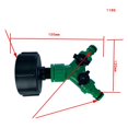 thumbnail image 3 of Adaptador de mano IBC, adaptador de de agua para grifo, conector de drenaje de de jardín, de jardín de rosca gruesa, - , Doble toque de 4 Doble toque de 4 puntos Yotijar Adaptador de tanque IBC, 3 of 4