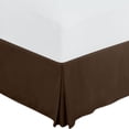 thumbnail image 1 of Skirt Utopia Bedding Queen, microfibra marrón, 40 cm, caída, 1 of 7