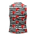 thumbnail image 4 of ZTKWD Mens Suits Vest Valentines Heart Print Pattern Button Down Blazer Fashion Lightweight Slim Casual Suit Jacket, 4 of 5