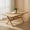 Wood, variant on Resenkos Modern Light Wood MDF Dining Table with X-Shape Metal Base – 71" x 35.4" Extendable-Style Rectangular Table for 6-8 People, Ideal for Dining Room, Home Office & Conference Space