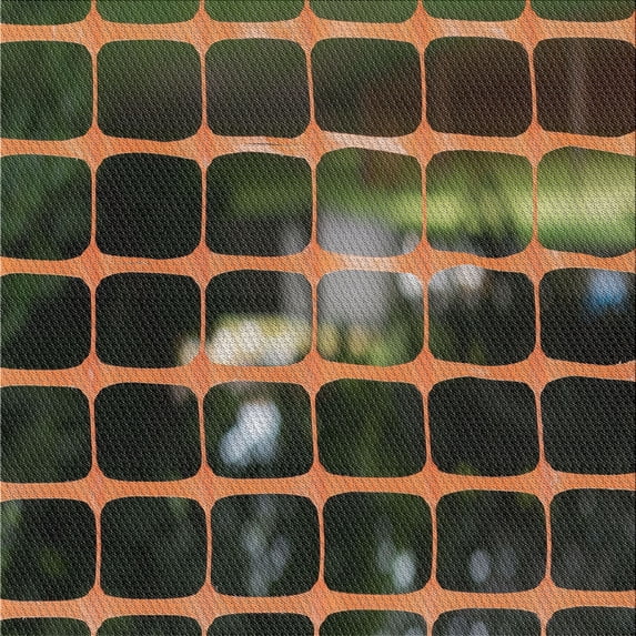 Ahgly Company Indoor Square Patterned Dark Almond Brown Novelty Area Rugs, 4' Square
