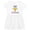 White with Speckles, variant on Inktastic Robotics Girl I Love Robots Girls Toddler Dress