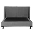 thumbnail image 2 of Box Base Cama Matrimonial + Cabecera Milan Gris, 2 of 8