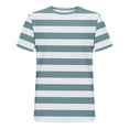 thumbnail image 3 of Jalioing Striped T Shirts for Men Short Sleeve Classic Basic Shirt Summer Casual Crew Neck Vacation Tee Shirt, 3 of 5