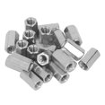 thumbnail image 3 of Hex Coupling Nut, 20PCS 304 Stainless Steel Easy To Install Fine Thread Coupling Nuts Multifunctional Rustproof For Bolt Stud Connection ANGGREK Otros, 3 of 8