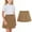 Brown, variant on Mgmyaa Girls Pleated Skirt with Shorts Elastic Waist School Uniform Skirt for Toddler to Teen 2-17 Years
