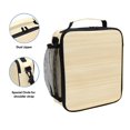 thumbnail image 2 of Haosy Soft Light Yellow Wood Grain Reusable Lunch Box Men/Women Insulated Lunch Bag for School Picnic Travel, 2 of 6