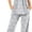 Pink Stars, variant on Women's Pajama Sets 2 Piece Summer Sleepwear Ladies Pjs Short Sleeve Capri Pant With Pockets