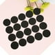 thumbnail image 3 of BRIGHTFUFU 100 piezas de fieltro para pies, autoadhesivas, antideslizantes, almohadillas para muebles, mesa redonda y silla para pies, alfombras de protección (negro), 3 of 7