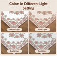 thumbnail image 7 of Design&I 5'x7' Washable Area Rug Vintage Scattered Rose Motif With Central Medallion And Dainty Accents for Dining Room, Under Table, Home Office, Snag-Free, Skid-Resistant, 7 of 7