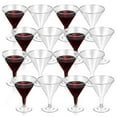 thumbnail image 1 of Copas de plástico para martini, copas de vino transparentes, reutilizables, para fiestas, postres, cócteles y champán. p202411261293, 1 of 5